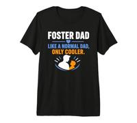 Family Parenting Foster Dad Like A Normal Dad Only Cooler Camiseta Premium