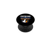 Family Parenting Foster Dad Like A Normal Dad Only Cooler PopSockets PopGrip Adhesivo