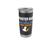 Family Parenting Foster Dad Like A Normal Dad Only Cooler Vaso térmico de acero inoxidable de doble pared