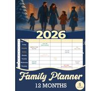 Family Planner 2026: 12-Month Organizer with 5 Columns for Parents and Kids