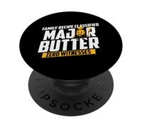 Family Recipe Classified Major Butter Zero Witnesses PopSockets PopGrip Adhesivo