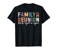 Family Reunion 2026 Back Together Again Retro Matching Camiseta