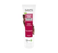 SANTE Naturkosmetik Glossy Shine Conditioner - Acondicionador vegano de extracto de hoja de abedul orgánico para cabello brillante y flexible, fórmula de cuidado suave con delicado aroma a coco, 150