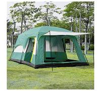 Family Tent 5 to 8 Persons Two Bedrooms and One Living Room,Sun Protection Large Tents for Camping for Family Practical Sturdy Tunnel Tents for Family,Outdoor,Hiking and Mountaineering