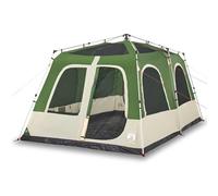 Family Tent Dome 8 personas Green Waterproof Quick Release System Double Layer Rainfly E-Port Camping Shelter with Detachable Canopy for Outdoor Adventures Family Camping Hiking Trips and Beach