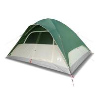 Family Tent Dome - Refugio para acampada (6 personas, impermeable, poliéster 185T, revestimiento de poliuretano, ventilación de doble capa con puerto electrónico, Gear Loft & Carry Bag para aventuras
