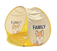 Family Tent - Portable Waterproof Cute Awning Shelter with Window, Outdoor Beach Sunshade | Multifunctional Summer Camping Accessory Suitable Tanning Backyard Picnic Fishing Travel Pool Resort Shore