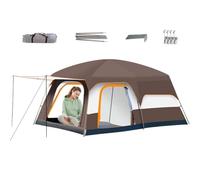 Family Tent with Rooms - Large Waterproof Outdoor Camping Shelter Tent