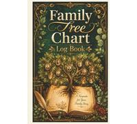 Family Tree Chart Log Book: An Easy Genealogy Workbook to Organize Ancestors, Preserve Family Stories, and Keep Your Research in One Place
