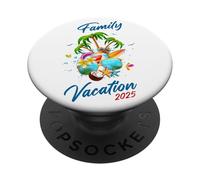 Family Vacation 2025 - Family & Couples Summer Vacation Trip PopSockets PopGrip Adhesivo