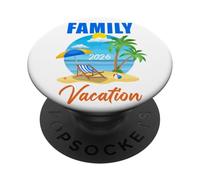 Family Vacation 2026 - Family & Couples Summer Vacation Trip PopSockets PopGrip Adhesivo