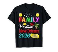 Family Vacation 2026 New Orleans Travel Trip Louisiana Vacay Camiseta
