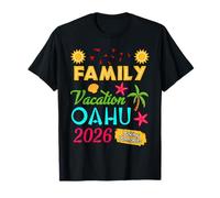 Family Vacation 2026 Oahu Travel Family Trip Hawaii Vacay Camiseta