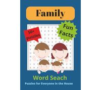 Family Word Search Puzzle Book: Puzzles & Surprising Facts for All Ages - Family bonding activity | Travel Size 6x9 50+ puzzles - Great Gift for Relaxation, Holidays | Easy to Read Print |