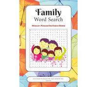 Family Word Search Puzzle Book: Word Search Book with Easy to Read Print about Family, Parents, Kids and More | 6x9 inches, 110 pages | 50+ Puzzles ... Gifts for Vacation, Holidays and Free Times