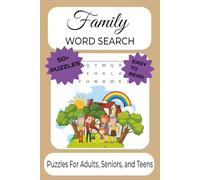 Family Word Search Puzzle Book: Word Searches With Easy to Read Print About Family, Friends, Relatives, and More | 6x9 Inches, 110 Pages | 50+ Puzzles ... Gift for Vacations, Holidays and Free Time