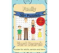 Family Word Search Puzzle Book: Word Searches with Easy to Read Print about Family, Household, Life and More | 6x9 inches, 110 pages | 50+ Puzzles ... Gifts for Vacations, Holidays and Free Times