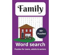 Family Word Search Puzzle Book: Word Searches with Easy to Read Print about Family, Relatives, Activities and More | 6X9 Inches, 110 Pages | 50+ ... Gifts for Vacation, Holidays and Free Timers