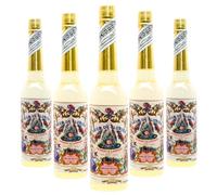 FAMILYCOM Agua Florida Original Pack 5 Botellas de 270ml. Murray Y LanMan. Amarilla Original de Perú. Protección Espiritual y Limpieza.