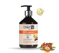 FAMILYCOM. Champú con Extracto de Cebolla Roja, Aloe Vera, Argán .100% Natural. Fortalece y Estimula el Crecimiento del Cabello. 500ml. (Argán)