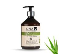 FAMILYCOM. Champú con Extracto de Cebolla Roja, Aloe Vera, Argán.100% Natural. Fortalece y Estimula el Crecimiento del Cabello. 500ml. (Aloe vera)