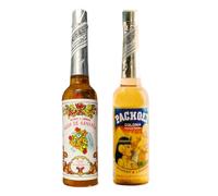 FAMILYCOM Pack Agua de Kananga Perú Original y Agua De Pacholi Botellas de 221ml. Murray Y LanMan. Amarilla Original de Perú. 442ml en Total.