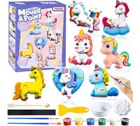 FAMKEEP Unicorn Toy Girl Painting Kit, Unicornios para Niñas Regalo, Kids Painting Crafts, Unicorn Kids Toy Gift para niñas de 3 a 12 Años,Juegos Niños 4-10 Años Regalos Cumpleaños Niños