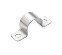 FamlTol 14 Pcs Abrazaderas Para Tubos Clip De Tubo De Silla De Montar 2 Agujero Abrazadera De Tubo En Forma De U Para TuberíAs De Agua, TuberíAs De Gas Y FijacióN De Cables Ø 32 mm.