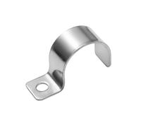 FamlTol 20 Pcs Espesar Abrazaderas Para Tubos,Grapas sujeta cables de Pared Acero Inoxidable 304 Abrazaderas De Acero Inoxidable Abrazadera Metalica Para La FijacióN De TuberíAs De Agua Y Gas Ø 20 mm