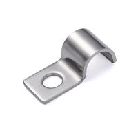 FamlTol 25 Pcs Clips Para Cables,Acero Inoxidable 304 Abrazadera De Cable Tamaño Pequeño Grapas Cable Pared Para Cables Alambres Cables De Red, FijacióN De Vallas Ø 6 mm