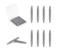FamlTol PH2 Phillips de Doble Punta,Vástago Hexagonal, 60 mm longitud Acero Aleado S2 Juego de Puntas para Destornillador Inalámbrico y Eléctrico | 10 Piezas