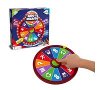 Famogames - Giro y Desafío, Un Juego de Mesa Familiar de +300 Retos, Gira la Ruleta y Empieza a Divertirte, Dirigido por un Game Master con 4 Categorías de Cartas, Versión Español, Famosa (WHE01000)