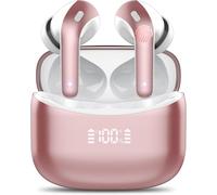 FAMOO Auriculares Bluetooth, auriculares in-ear inalámbricos Bluetooth 5.3, 2025 últimos auriculares inalámbricos con cancelación de ruido con 4 micrófonos ENC, indicador LED, 52 H, auriculares