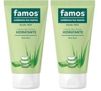 FAMOS Crema de Manos Hidratante Aloe Vera 75ML (Paquete de 2)