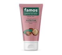 FAMOS Crema de Manos Nutritiva con Manteca de Karité 75 ml | Enriquecida con manteca de karité para nutrir e hidratar. Con centella asiática, vitamina E y alantoína