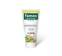 Famos Crema de Manos Regeneradora Hidratante 75 ml con Aceite de Aguacate | Regenera e hidrata con aceite de aguacate y vitaminas E y B. Tubo de 75 ml. Famos, cuidamos tus manos desde 1922