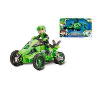 Famosa Ben 10 - Coche y Figura de Ben 10 Exclusiva, con Traje y Casco Especial, un Coche Omnitrix a Juego con el muñeco, como en la Serie Infantil, +4 años, (BEN48000)