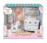 Famosa - Conjunto de parque infantil y enseres para muñecas bebé