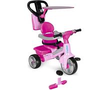 Famosa Feber Triciclo Baby Plus Música 3 En 1 Con Capota Color Rosa