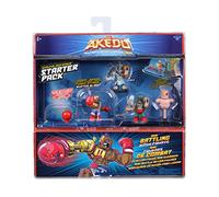Famosa Figura Akedo Pack de Inicio con 3 Guerreros, una Pieza de Entrenamiento y un Mando de Control, Multicolor
