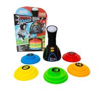 Famosa Hyper Dash - Juego de Velocidad y Agilidad de 1 a 10 Jugadores, Incluye 3 Modalidades, Señales de Colores y Rutas Personalizables, para Uso Interior y Exterior, (HYP01000)
