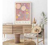 Famosa pintora Hilma Af Klint, lámina de arte abstracto en lienzo, póster HD para pared, ideal para sala de estar, decoración moderna del hogar (40x50cm/marco interno).