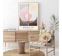 Famosa pintora Hilma Af Klint, lámina de arte abstracto en lienzo, póster HD para pared, ideal para sala de estar, decoración moderna del hogar (50x70cm/sin marco).