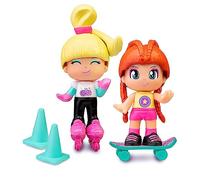 Famosa-Pinypon Let's Go-Monopatín y Patines (PNY29000)