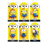 Famosa softies Minions 2 The Rise Of Gru - Llavero de goma con forma de sorpresa, 1 unidad