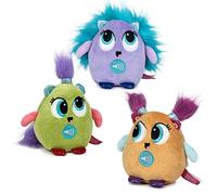 Famosa Softies - Peluche Crazy Cukis Segunda edición, Peluche Parlante, Divertidos Peluches Que Repiten lo Que Dices, Envío de Modelo Aleatorio, 4 Peluches de Colores Diferentes, +0 años, (760021768)