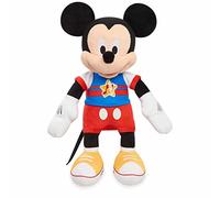 Famosa Softies., Peluche de Mickey Mouse Musical, para abrazar, Dormir y Jugar, con música y Luces, Desde 12 Meses, (MCC13000), Multicolor