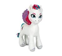 Famosa Softies - Peluche del Pegaso Zipp Storm de la película My Little Pony: Una Generación, de Color Blanco con alas, Pelo Multicolor y los Ojos Azules y Mide Unos 25 centímetros (760020964)