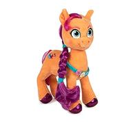 Famosa Softies - Peluche del Pony Sunny Starscout de la película My Little Pony: Una Generación, es de Color Naranja con el Pelo Rosa y los Ojos Azules, Mide Unos 25 centímetros (760020961)