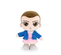 Famosa Softies - Peluche Eleven de Stranger Things, muñeca blandita, 26 cm, Textura Suave y Relleno Material de Fibra 100% reciclada, para Fans de la Serie y niños a Partir de 12 Meses, (760021113)